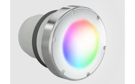 PAL Lighting 2-1/4" Multi-Color Treo Retro Nicheless Pool & Spa Light with 150' Cable & Plug - 64-EGTV2-150