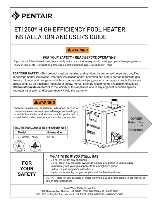 Pentair ETI400 Thermal Fuse | 475998