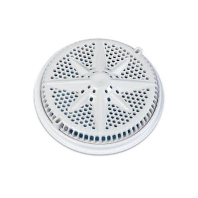 Pentair 8" StarGuard Main Drains with 2" Side & 1-1/2", Bottom Ports ABS Sump with Ring & Cover (2 pack), White | 500110