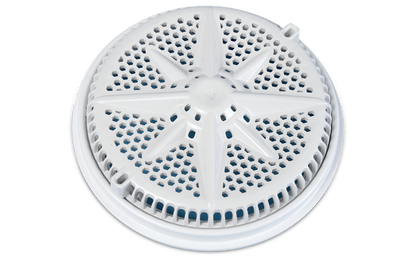 Pentair 8" StarGuard Main Drains with 2" Side & 1-1/2", Bottom Ports ABS Sump with Ring & Cover (2 pack), Gray | 500111