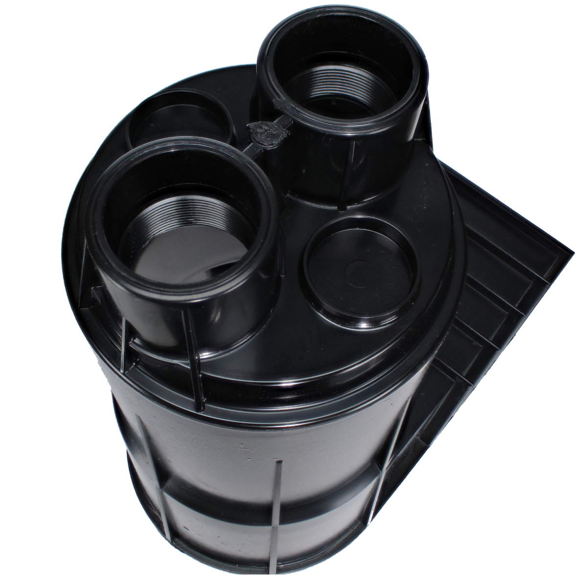 Pentair Bermuda Skimmer 2" Slip Ports Body, Lid, Black, Gunite | 506365