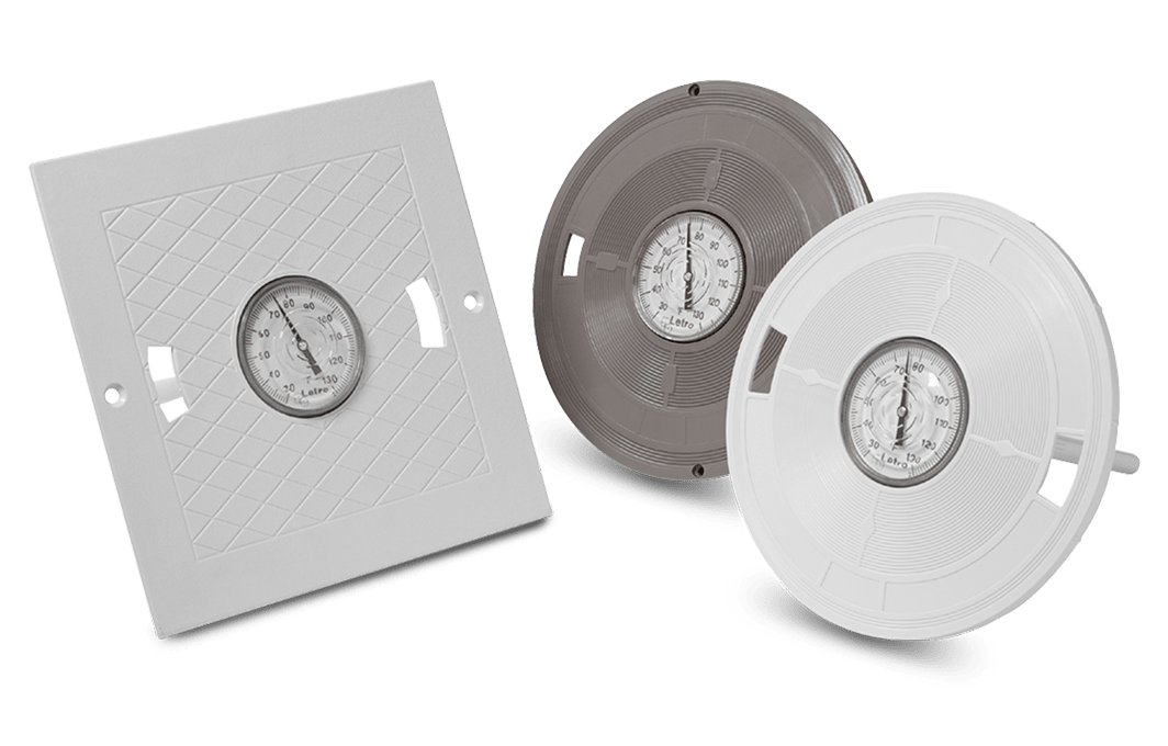 Pentair 9-3/16" Skimmer Lid with Thermometer for Pentair Aquatic Systems, Round, White | L4W