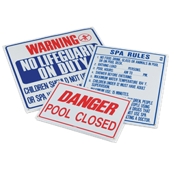 Pentair Water Pool and Spa Inc Spa Rules Sign 24"x36" South Carolina - R233900