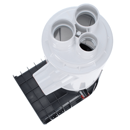 Paramount ParaskimV Venturi Skimmer With Deck Ring, Lid & Return Guard Assembly, Gray Throat, Light Gray, Concrete Pools | 004702100208