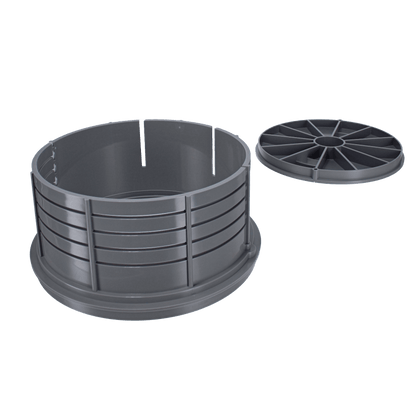 Paramount Lid and Ring F/Deck Can, Light Gray | 005252457008