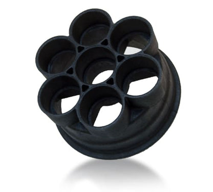 Paramount In-Floor Misc. Base 6 Port 2", Black | 005302403203