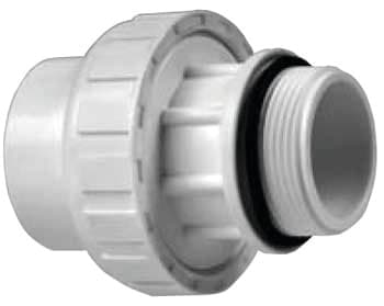 Full Flow Union, 2" MIP x Socket PVC