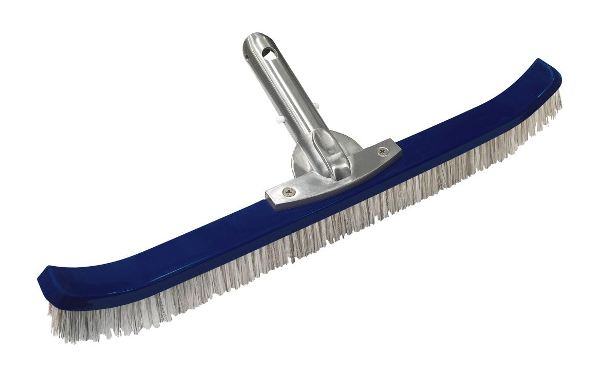 PoolStyle PS2046 18" Nylon/Stainless Steel Wall Brush with Aluminum Handle