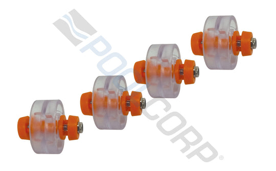 PoolStyle PS8772 Replacement Plastic Wheel Set for K681 & K763