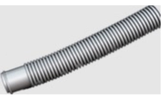 Plastiflex Integrated Cuff Blow Molded PS666 1.5"x3' Conn Hose - MF902112003PCOB