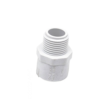 Westlake Pipe & Fittings Adapter, 3" MPT x Slip White PVC Schedule 40 - 436030