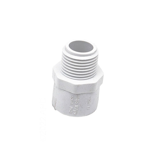 Westlake Pipe & Fittings Adapter, 3" MPT x Slip White PVC Schedule 40 - 436030