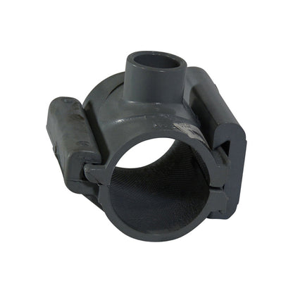 National Diversified Sales Saddle, 1-1/2" Compression x FIPT Gray PVC 41FS Series Rigid - 443015