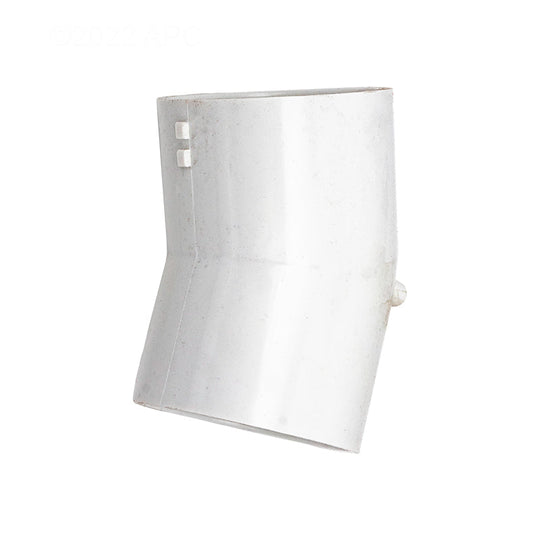 Westlake Pipe & Fittings Elbow, 6" Slip White PVC Schedule 40 22-1/2 Degree - 465060