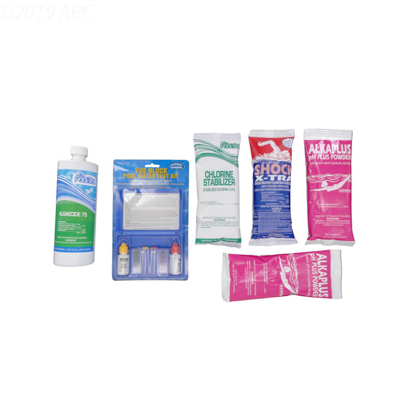 Qualco Pool Care Spring Start Up Kit to 20,000 Gallons - QPC558052