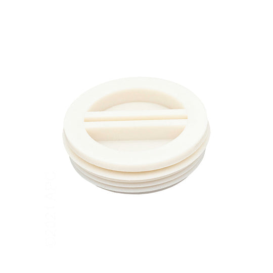 Pentair R22010 White Flat Plastic Plug 1-1/2" - R22010