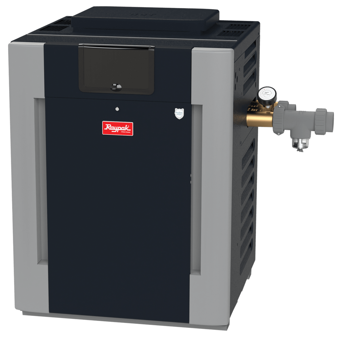 Raypak 406A Natural Gas 400,000 BTU ASME Digital Pool Heater - 017374