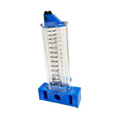 Rolachem 4" PVC Flowmeter, Vertical Mount, for Vertical Pipe, 175 - 400 GPM | 570381V