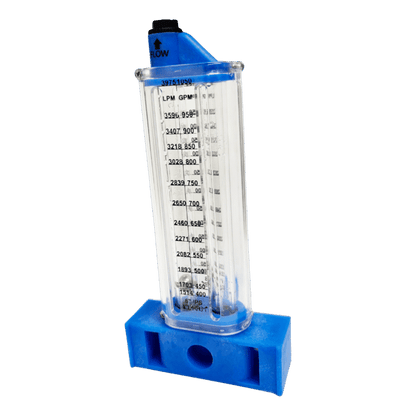 Rolachem 6" PVC Flowmeter, Vertical Mount, for Vertical Pipe, 400 - 1050 GPM | 570391V