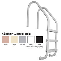Saftron 3 Tread In-Ground Ladder Gray | P-324-L3-G