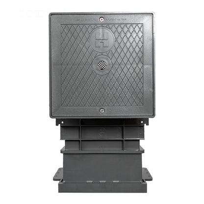 Hayward Automatic Skimmer with Sq Cover 2" FIP Dk Gray - SP1084DGR
