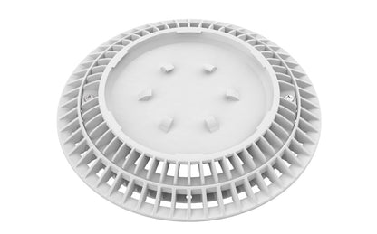 AquaStar 8" Round Color Choice Suction Outlet Cover with Screw Kit, White