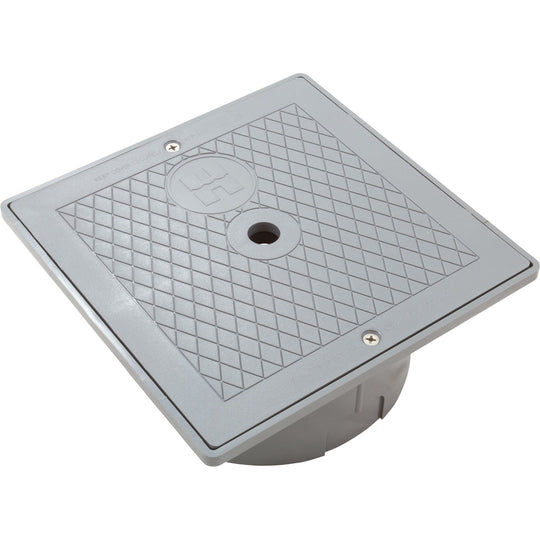 Hayward Skimmer Square Collar & Cover Assembly, Dark Gray - SPX1082EFDGR