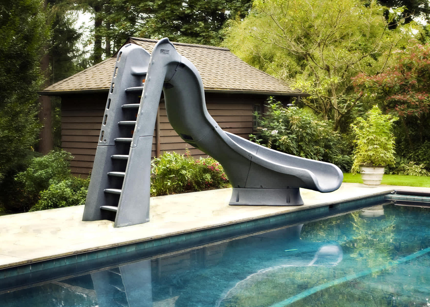 SR Smith TurboTwister Pool Slide, Right Turn, Sandstone | 688-209-58123