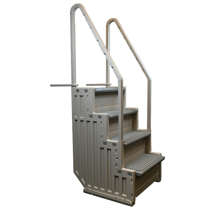 Confer Plastics For Flat Bottom AG Pools Warm Gray in-Pool Step