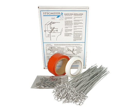Stegmeier Tie Wire KIT:(100) Tie Wires, Nails W/bending Tape (5) - CFA001