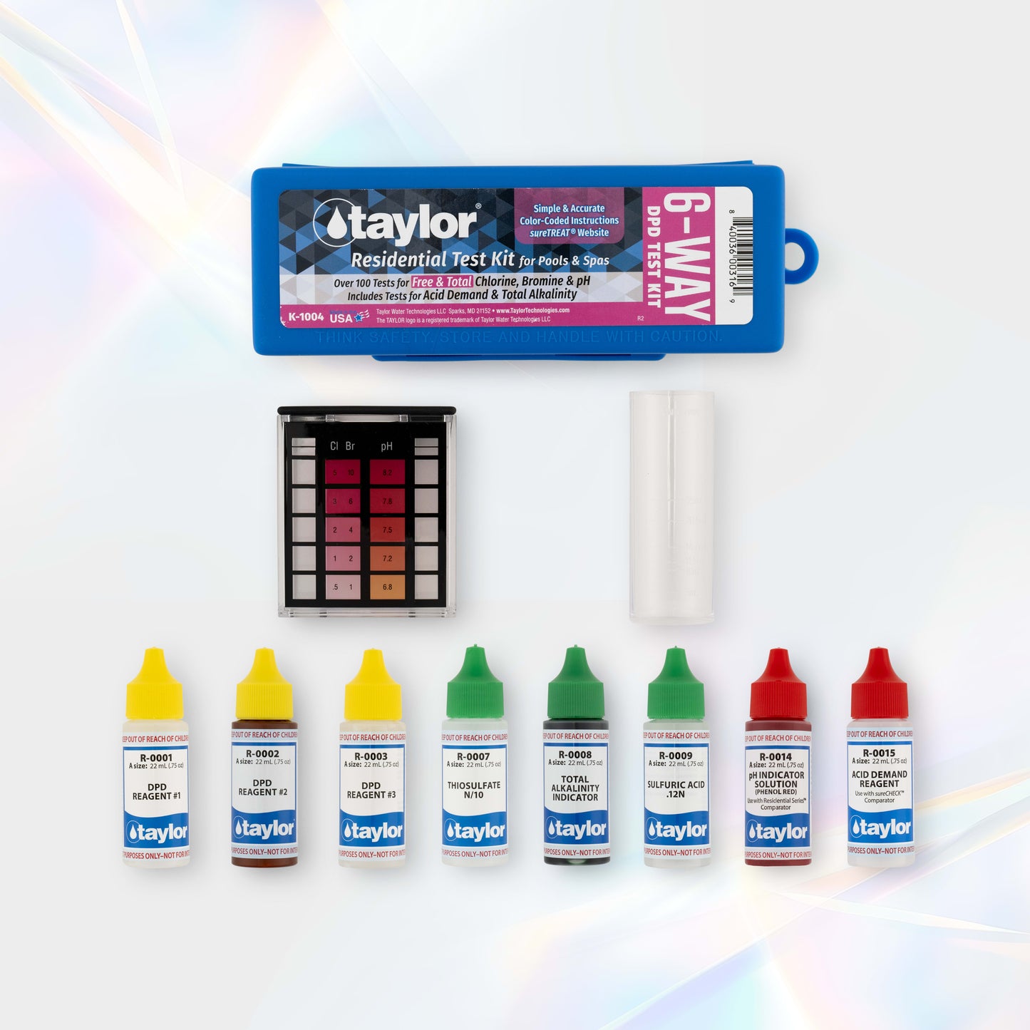 Taylor 6-Way Trouble-Shooter DPD Test Kit | K-1004-6