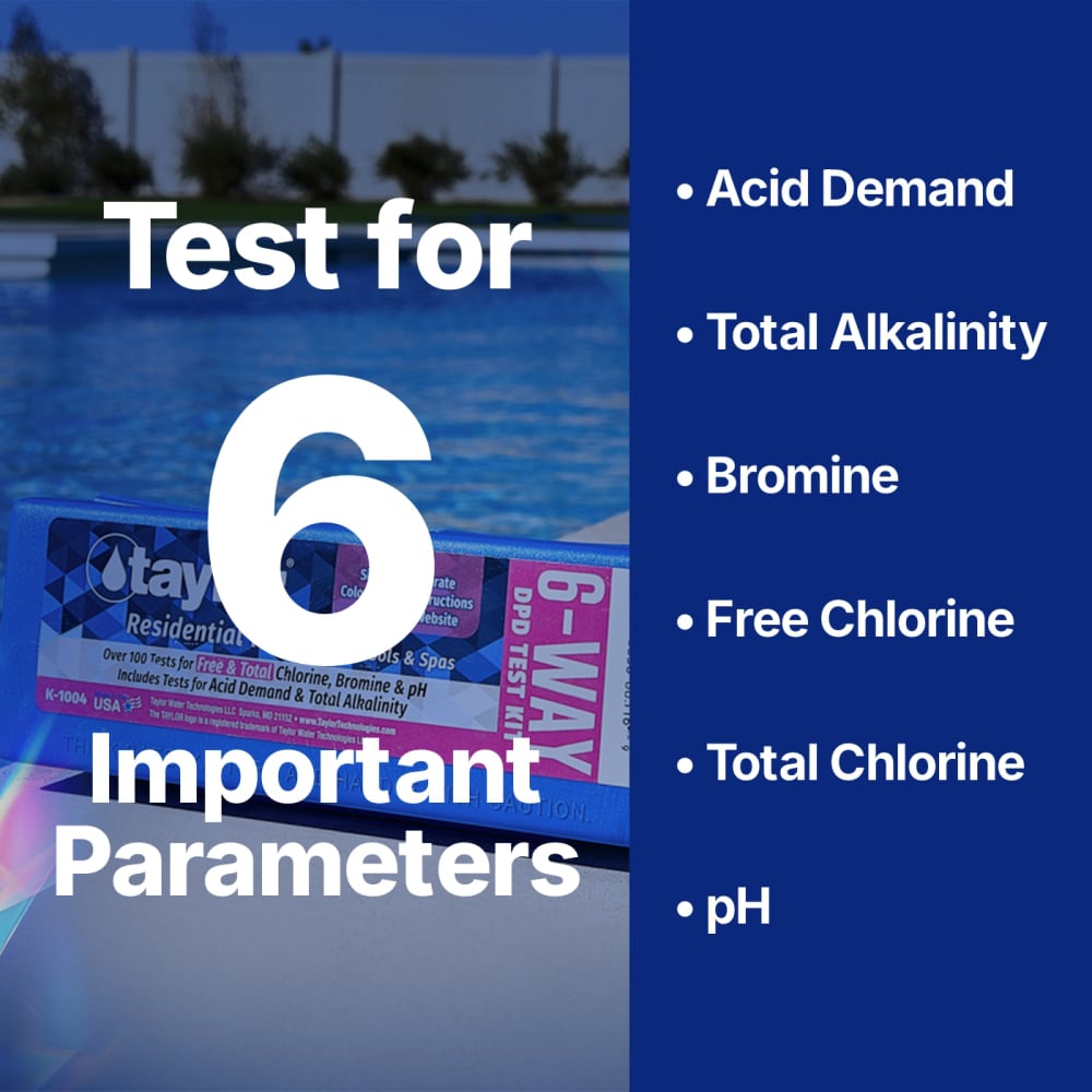 Taylor 6-Way Trouble-Shooter DPD Test Kit | K-1004-6