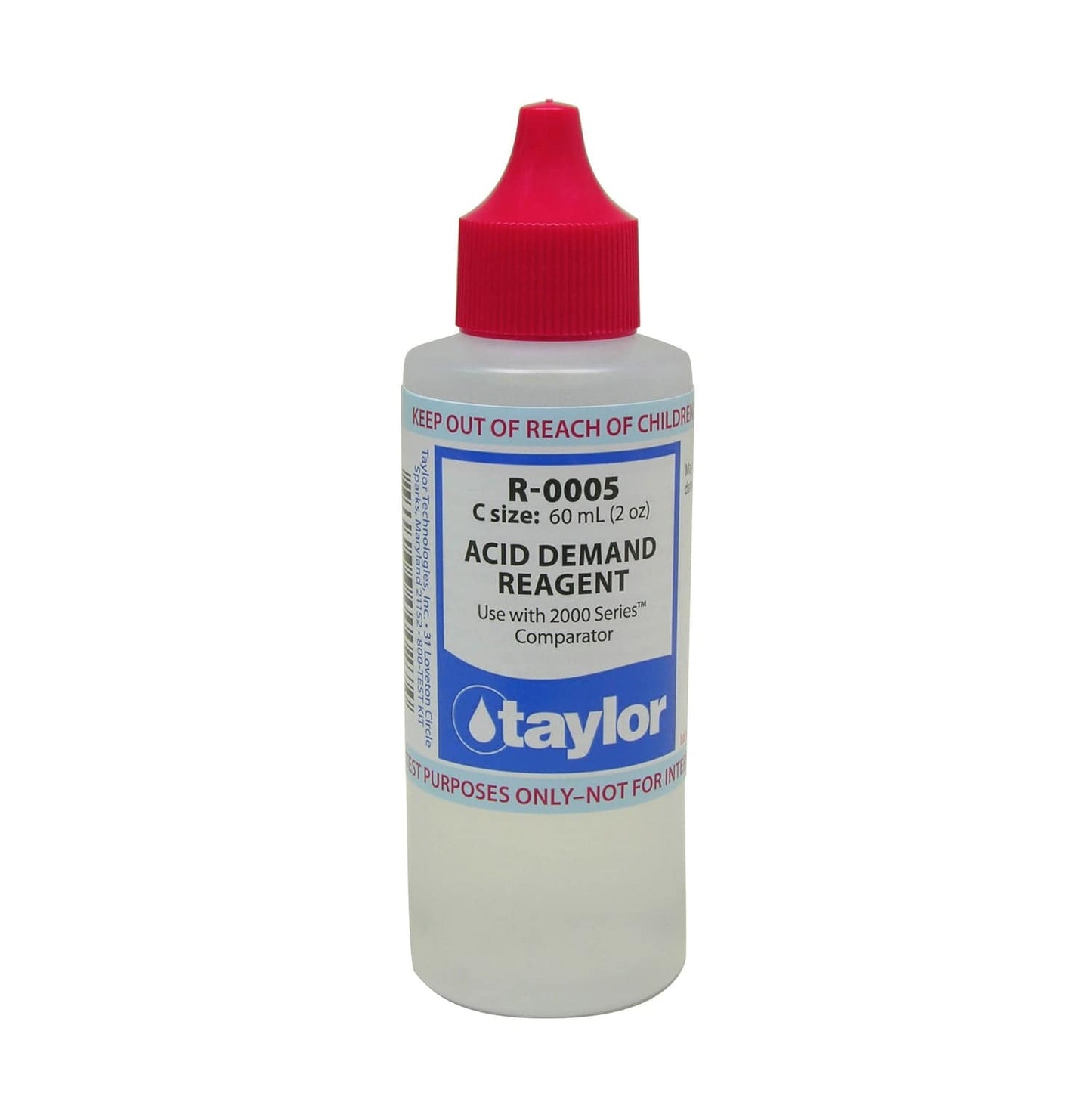Taylor Acid Demand Reagent, 2000 Series, 2 oz, 12/Pack | R-0005-C-12