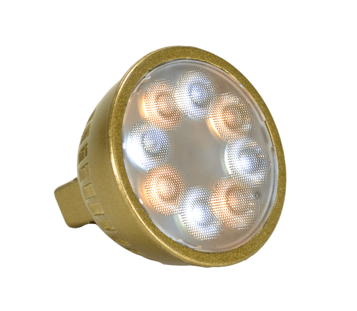 Mr16 Extra Wide LED 6 W 12 VAC 2700 K |  LED-5W-BM6F-RGB27