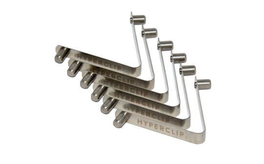 Ultimate Pool Tools Hyperclip Spring Clips 6/PK - UPX-HC-3-316-SS