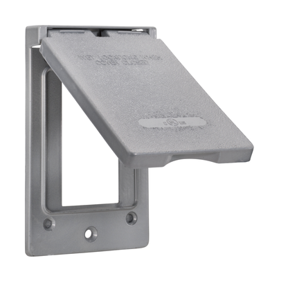Southwire WCV1GFI Gray Single Gang Vertical GFCI Weatherproof Cover