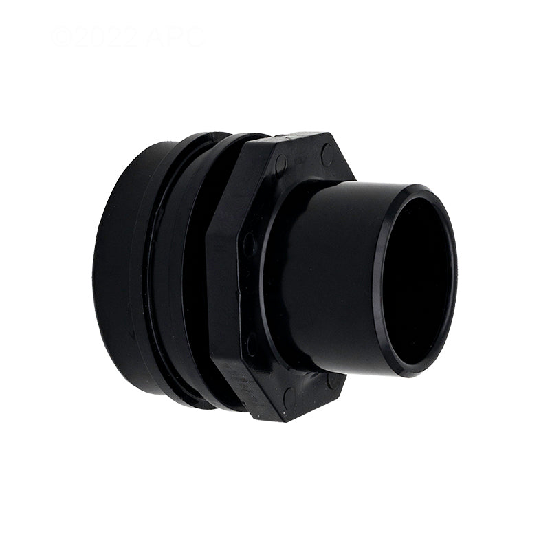 Waterway Flush Mount Return Fitting, 1" Socket, Black - 400-9191