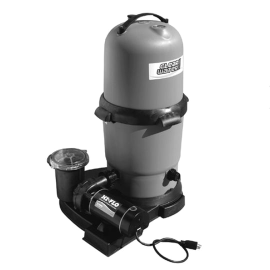 WATERWAY PLASTICS CLEARWATER CART FILTER STD SYS 150SF 1THP 3' 2SPD | 522-5167-6S