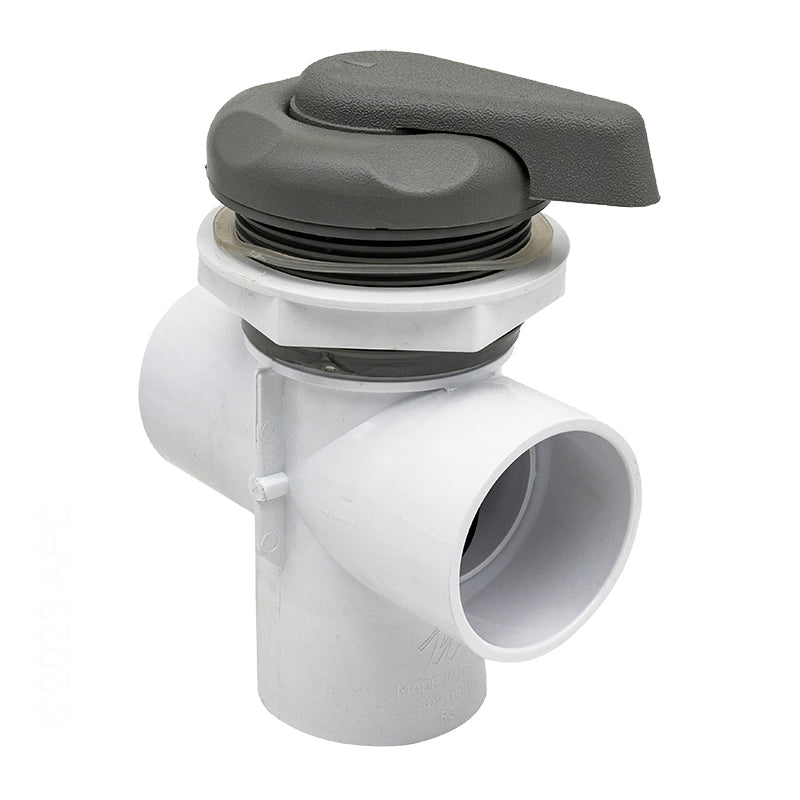 Waterway Diverter Valve, Top Access Gray 2" - 600-3047