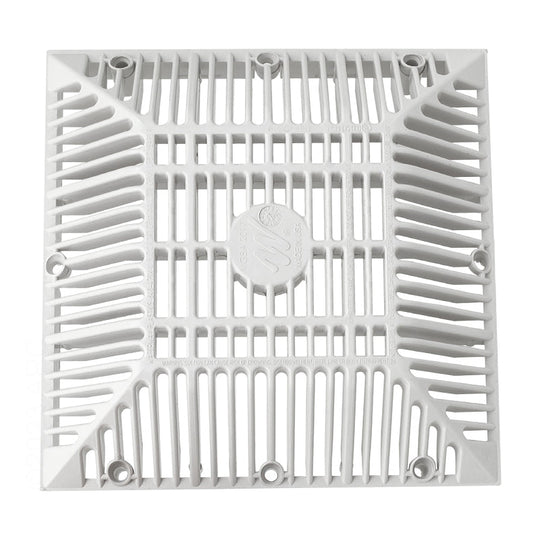 Waterway Grate 9"x9" White - 642-4790 V
