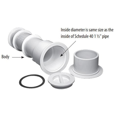 Waterway Umbrella/Volleyball Pole Assembly Gray | 540-6707