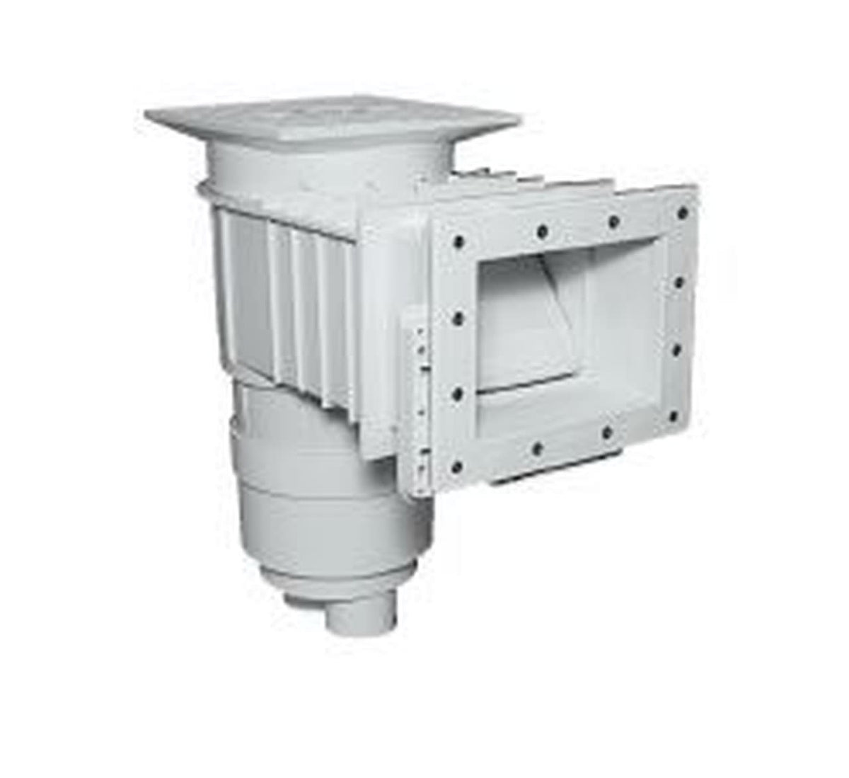 Waterway Vl Ig Skimmer with Square Lid 2"SKT White Standard - 540-8400