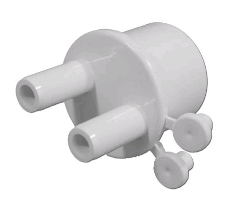 1" Spigot X (2)3/8" Barb Manifold | 672-4010