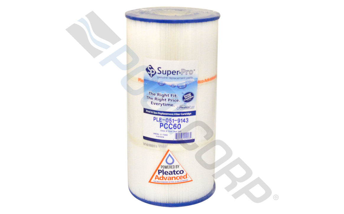Super-Pro X15-PCC60 7" Diameter 60 SqFt Replacement Filter