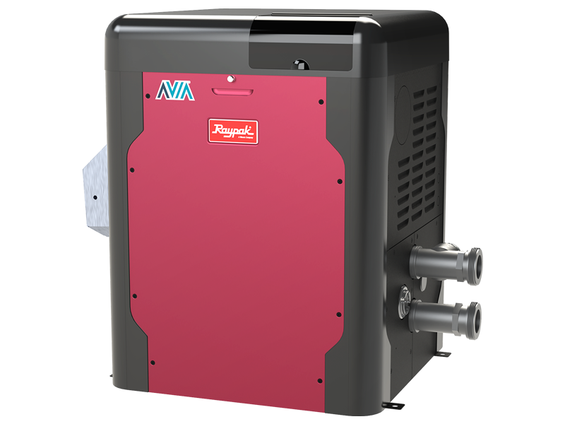 Raypak 018032 Pool Spa Heater Digital LowNox Gas Heater